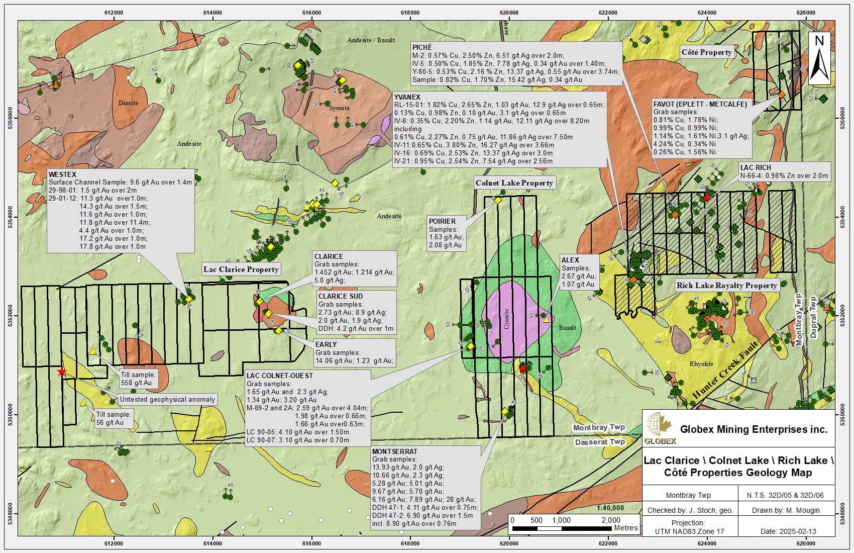 Lac Clarice_Colnet_Rich Lake_Cote Properties RG Map_2025-02-13